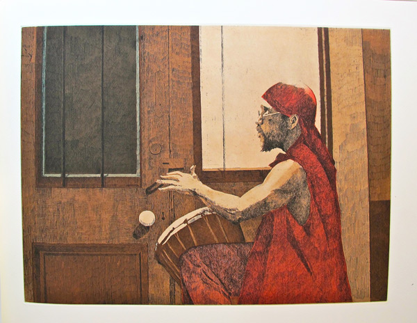 Colored Etching by Dean Mitchell
