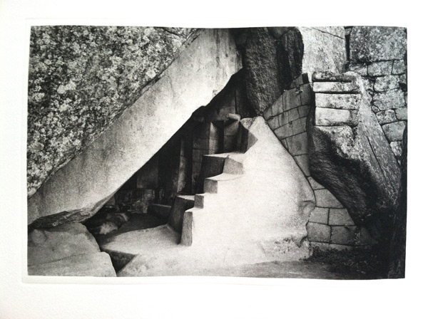 Photogravure of Macchu Picchu